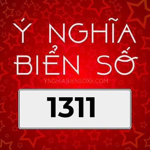 ý nghĩa biển số 1311