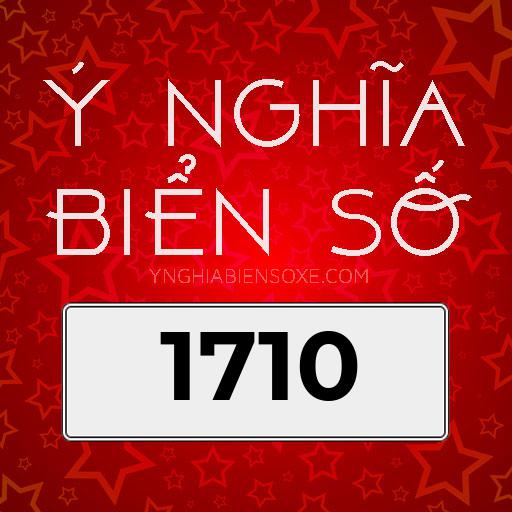 ý nghĩa biển số 1710