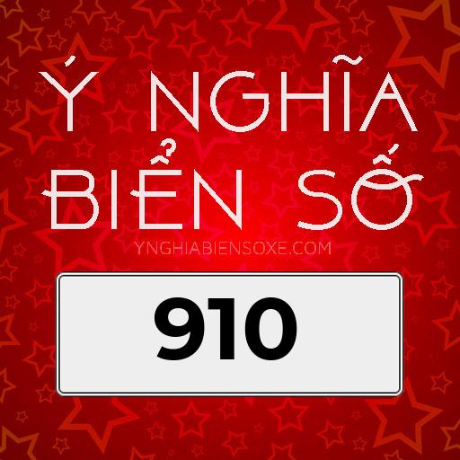 ý nghĩa biển số 910